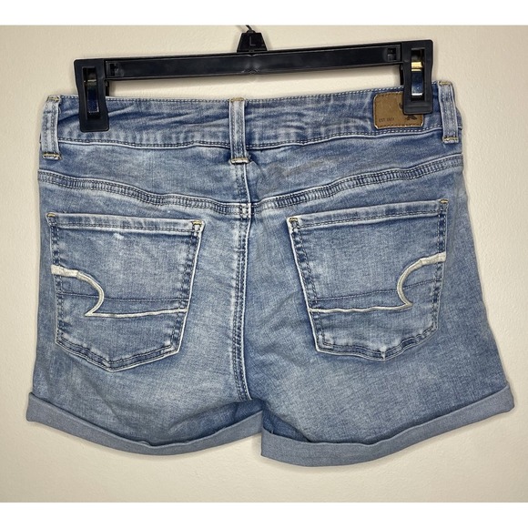 American Eagle Shorts Size 4 MIDI Super Stretch - Picture 2 of 11